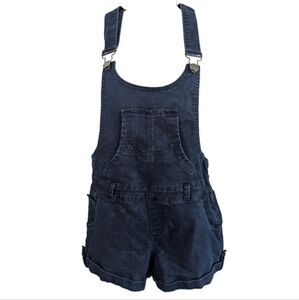 YMI Women's size‎ 7 Navy Blue Short overalls adjustable with pockets